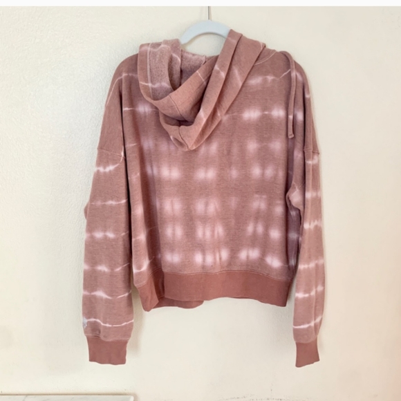 Free People Kelly Tie Dye Believer Hoodie Size Large Fireside Combo - Picture 7 of 16